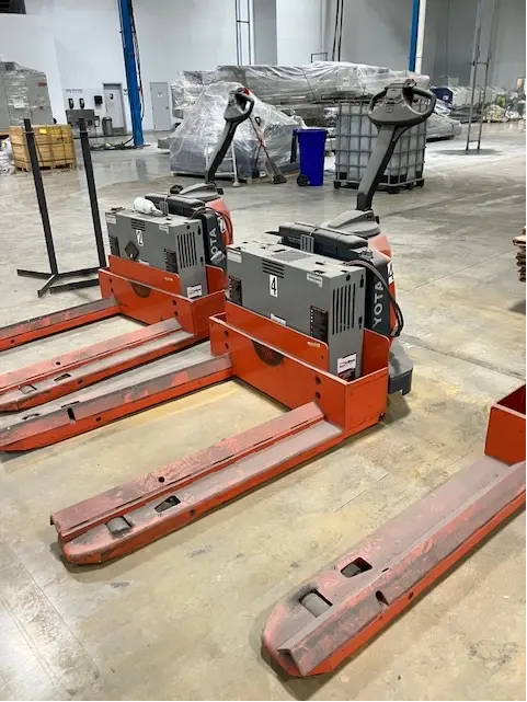 Picture of Pallet Jacks inside a warehouse